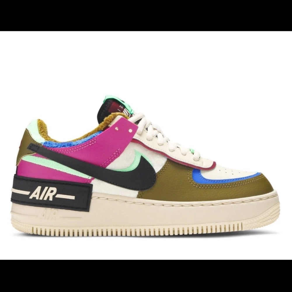 Nike Air Force 1 Shadow SE 'Cactus Flower' CT1985-500 Women's Shoes - Picture 1 of 12